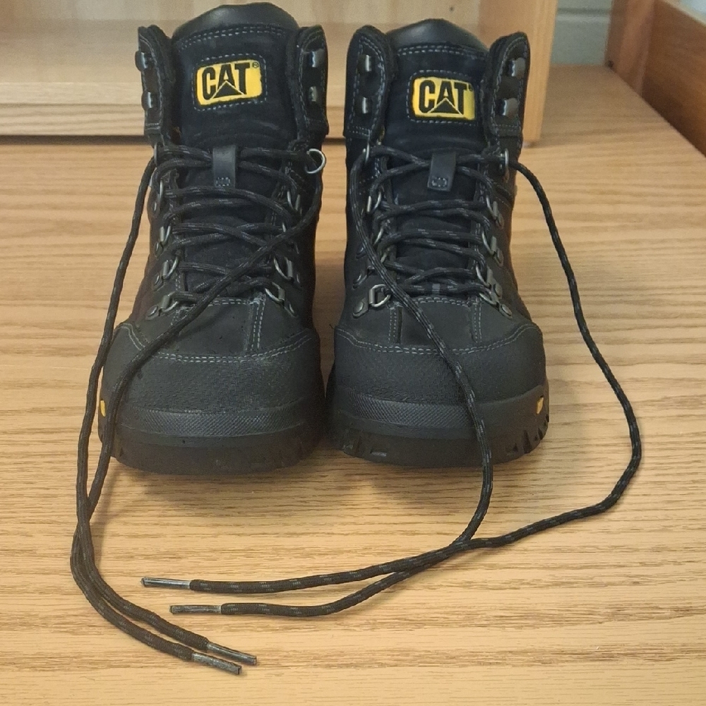 Caterpillar Black and Yellow Men's Boots